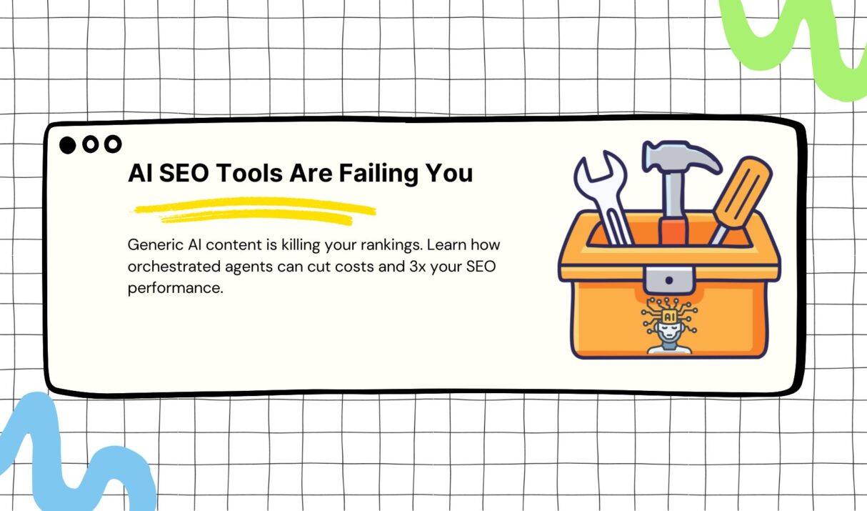 The AI SEO Trap: Why Standalone Tools Are Killing Your Rankings & How AI Agents Drive 300% Faster Growth
