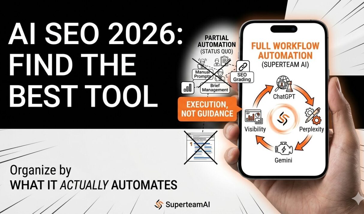 The Best AI SEO Tools in 2026: Organised by What They Actually Automate