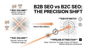 B2B SEO vs B2C SEO: 6 Structural Differences and What They Mean for Your Strategy