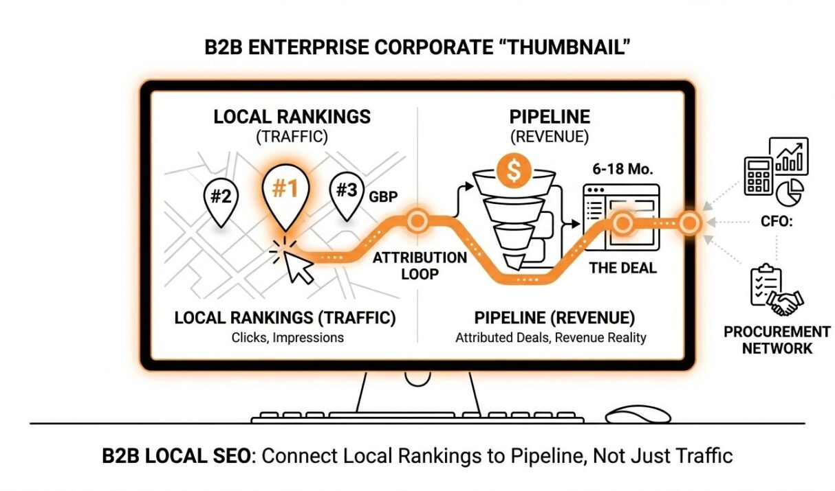 B2B Local SEO: How to Connect Local Rankings to Pipeline, Not Just Traffic