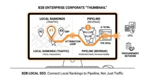 B2B Local SEO: How to Connect Local Rankings to Pipeline, Not Just Traffic