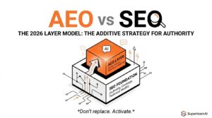 Answer Engine Optimization vs SEO: The Layer Model for 2026