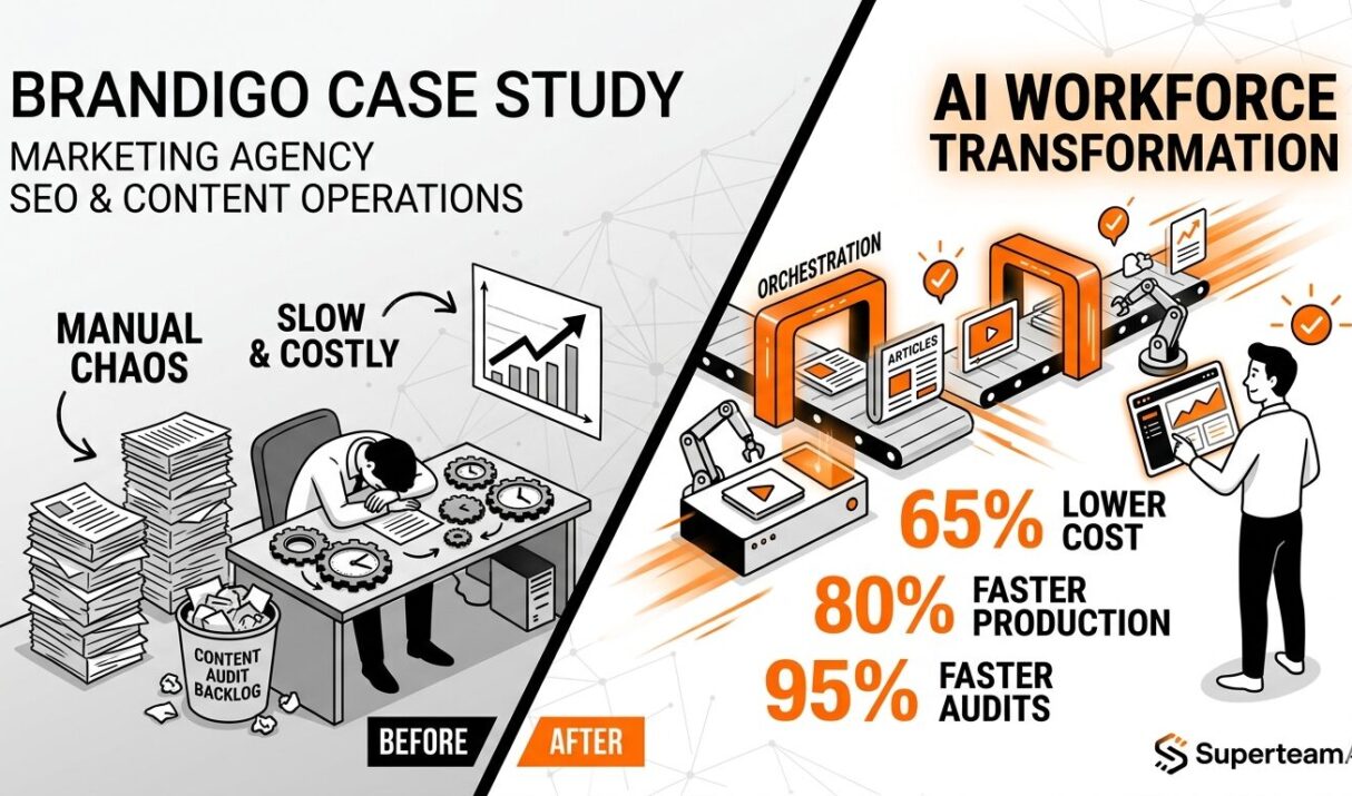 How Brandigo Used SuperteamAI to Cut Content Costs, Speed Up SEO Execution, and Scale Without Hiring