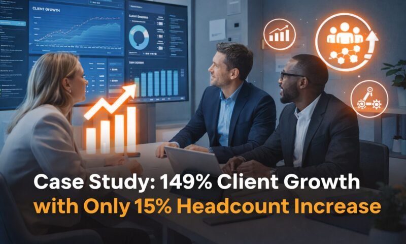 Digital marketing agency scaling clients using AI workforce automation